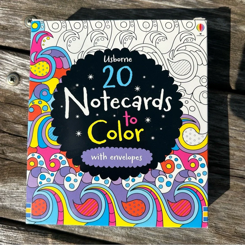 usborne notecards color